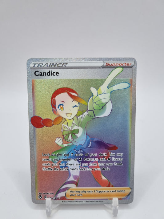 Candice Rainbow Secret Rare Silver Tempest 204/195