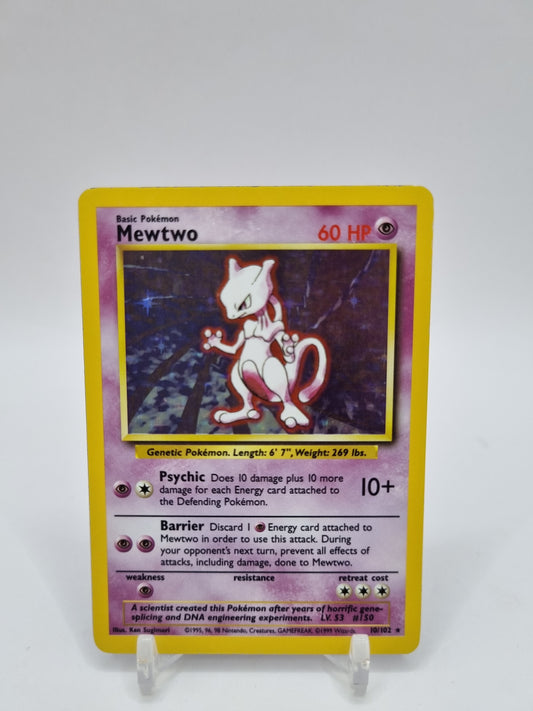 Mewtwo Holo Base Set 10/102