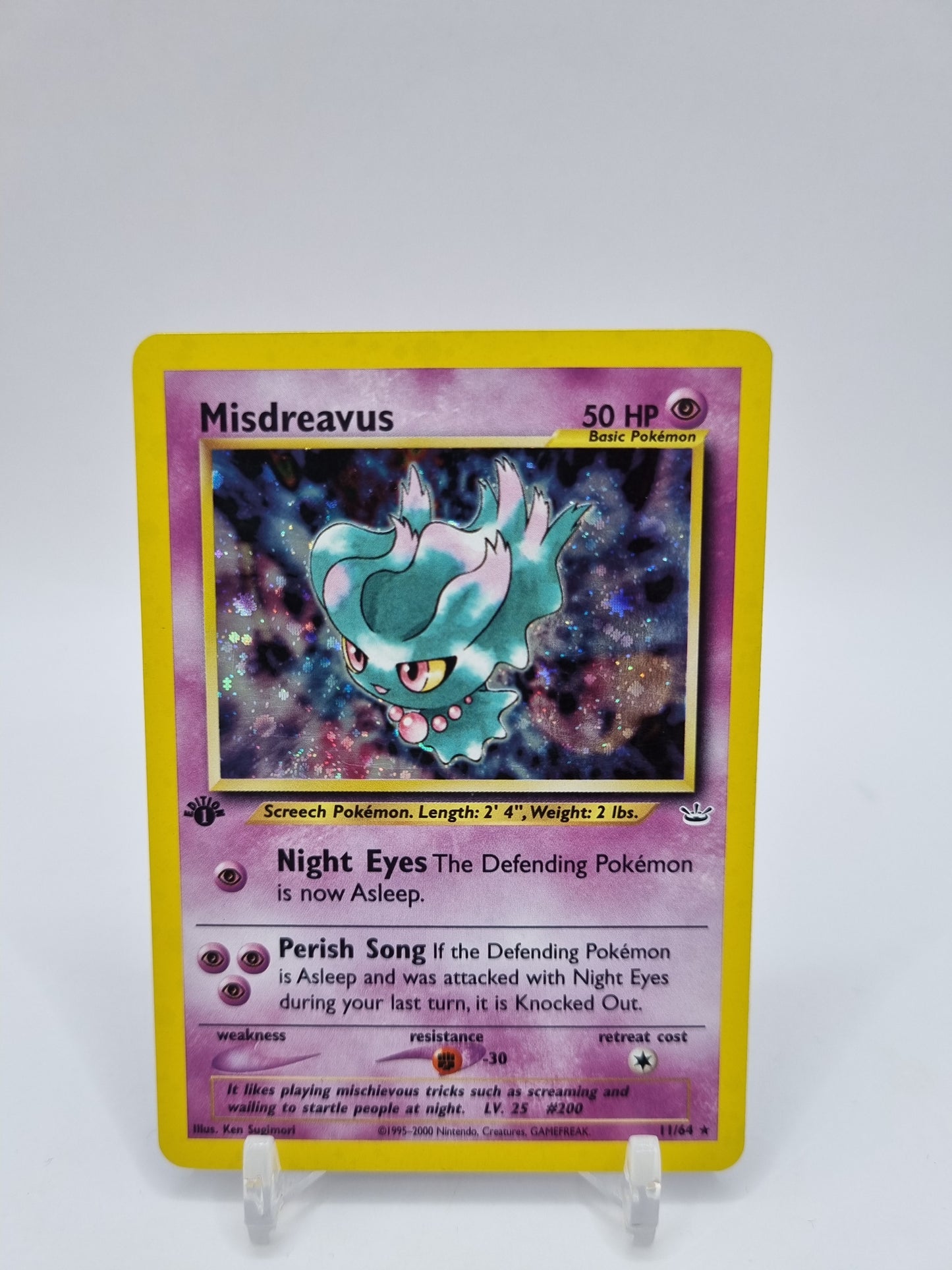 Misdreavus Holo 1st Edition Neo Revelation 11/64