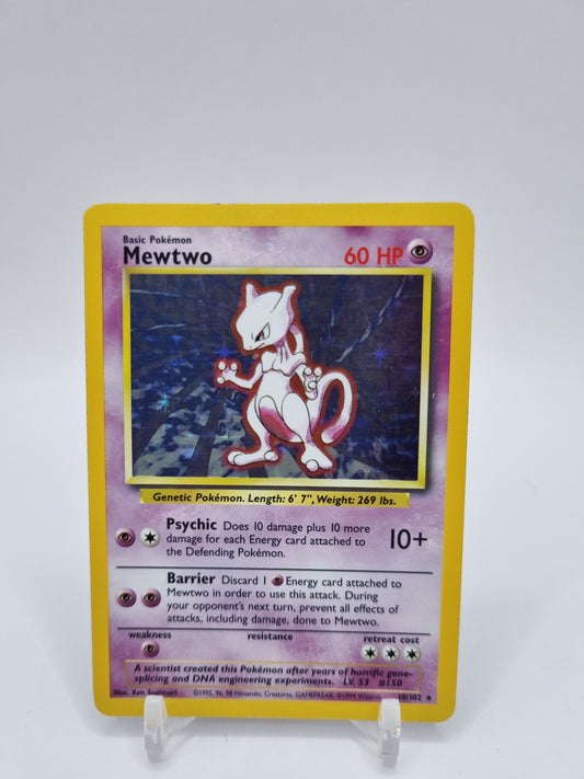 Mewtwo Holo Base Set 10/102