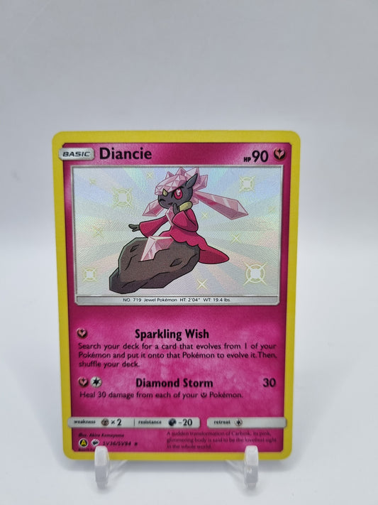 Diancie Shiny Hidden Fates SV36/SV94