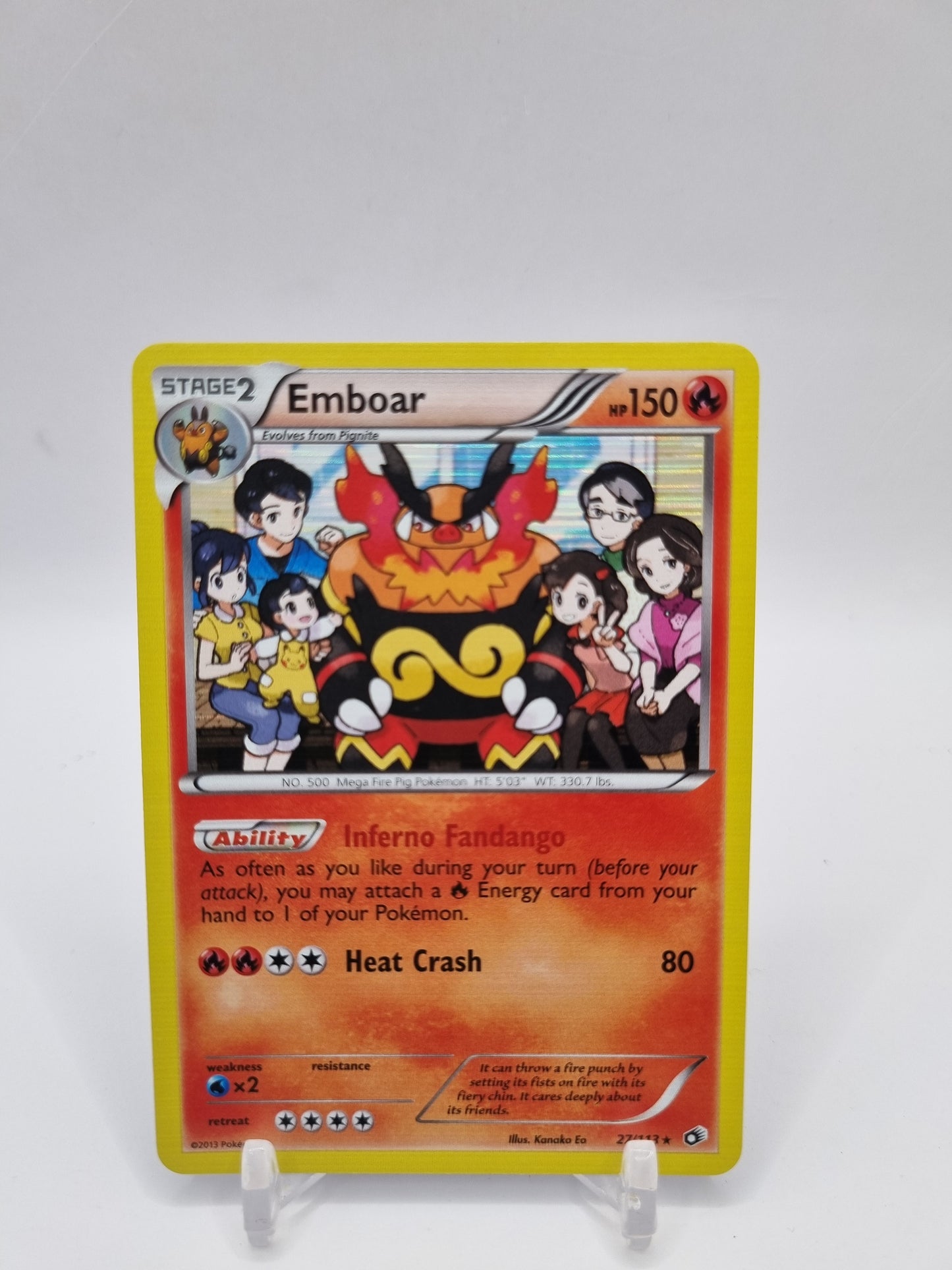 Emboar Holo Legendary Treasures 27/113