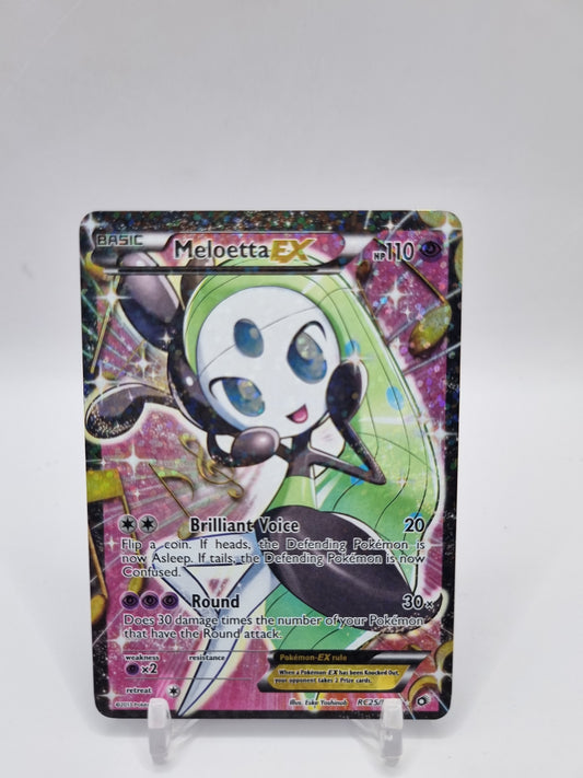 Meloetta Ex Full Art Radiant Collection Legendary Treasures RC25/RC25