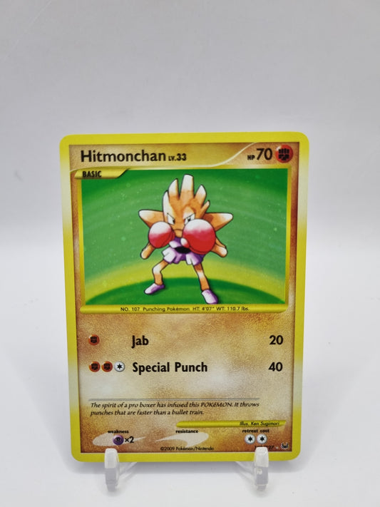 Hitmonchan Secret Rare Holo Platinum Base Set 129/127