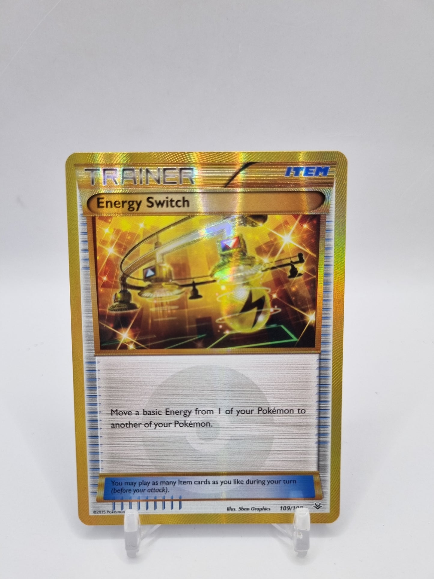 Energy Switch Gold Secret Rare Roaring Skies 109/108