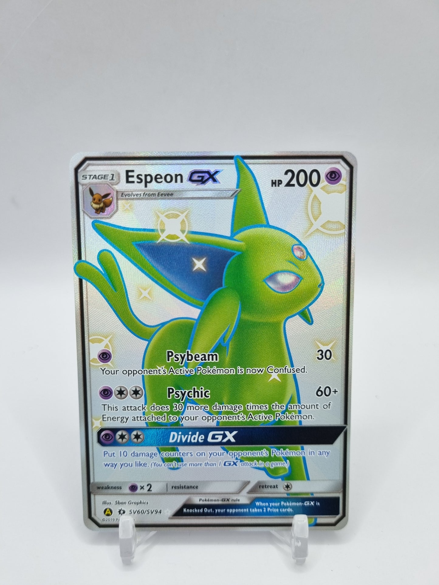 Espeon Gx Full Art Shiny Hidden Fates SV60/SV94