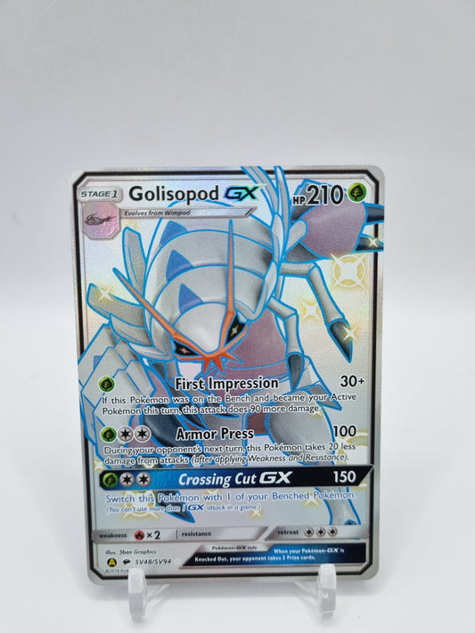 Golisopod Gx Shiny Full Art Hidden Fates SV48/SV94