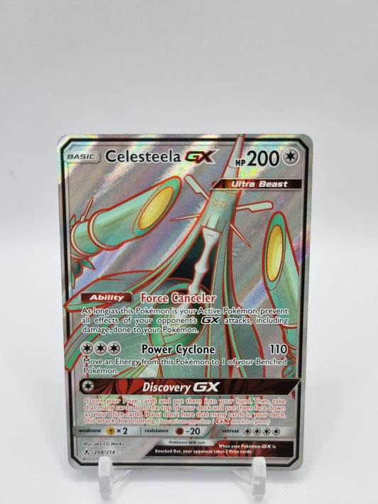 Celesteela Gx Full Art Forbidden Light 208/214