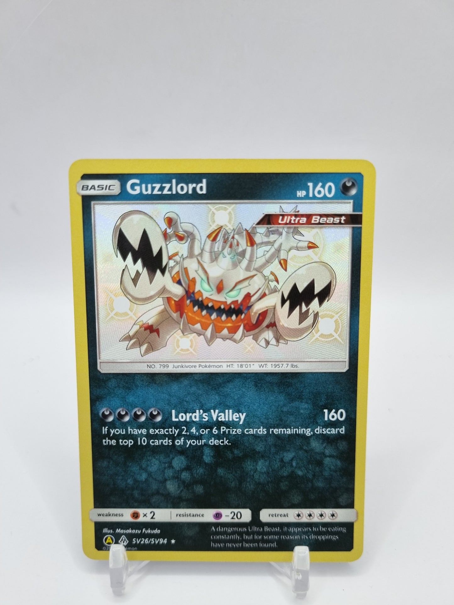 Guzzlord Shiny Hidden Fates SV26/SV94