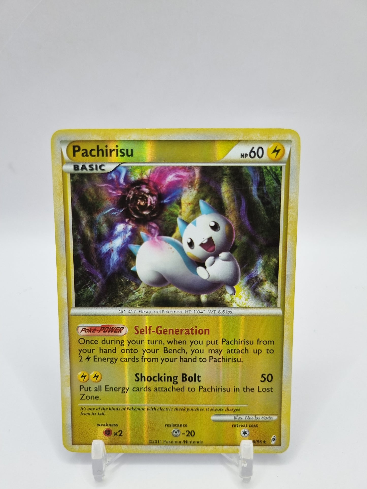 Pachirisu Reverse Holo Call Of Legends 18/95