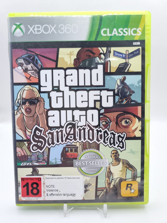 Grand Theft Auto San Andreas Xbox 360