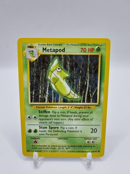 Metapod 1999-2000 4th Print Base Set 54/102