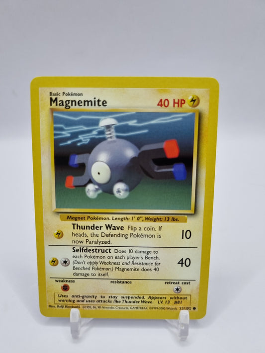 Magnemite 1999-2000 4th Print Base Set 53/102