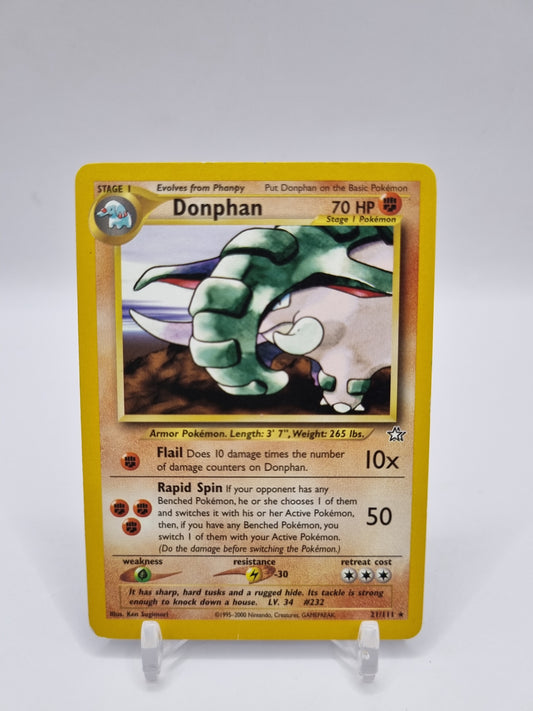 Donphan Rare Neo Genesis 21/111