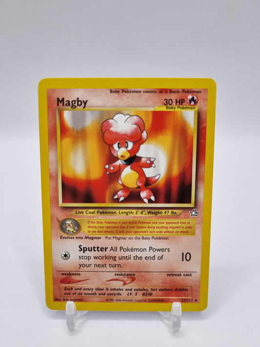 Magby Rare Neo Genesis 23/111