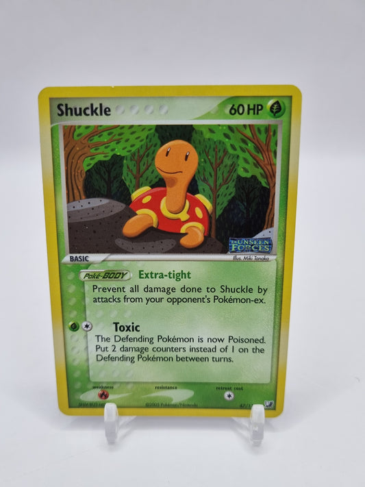 Shuckle Reverse Holo Stamped Ex Unseen Forces 47/115
