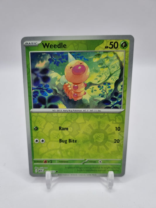 Weedle Reverse Holo 151 013/165