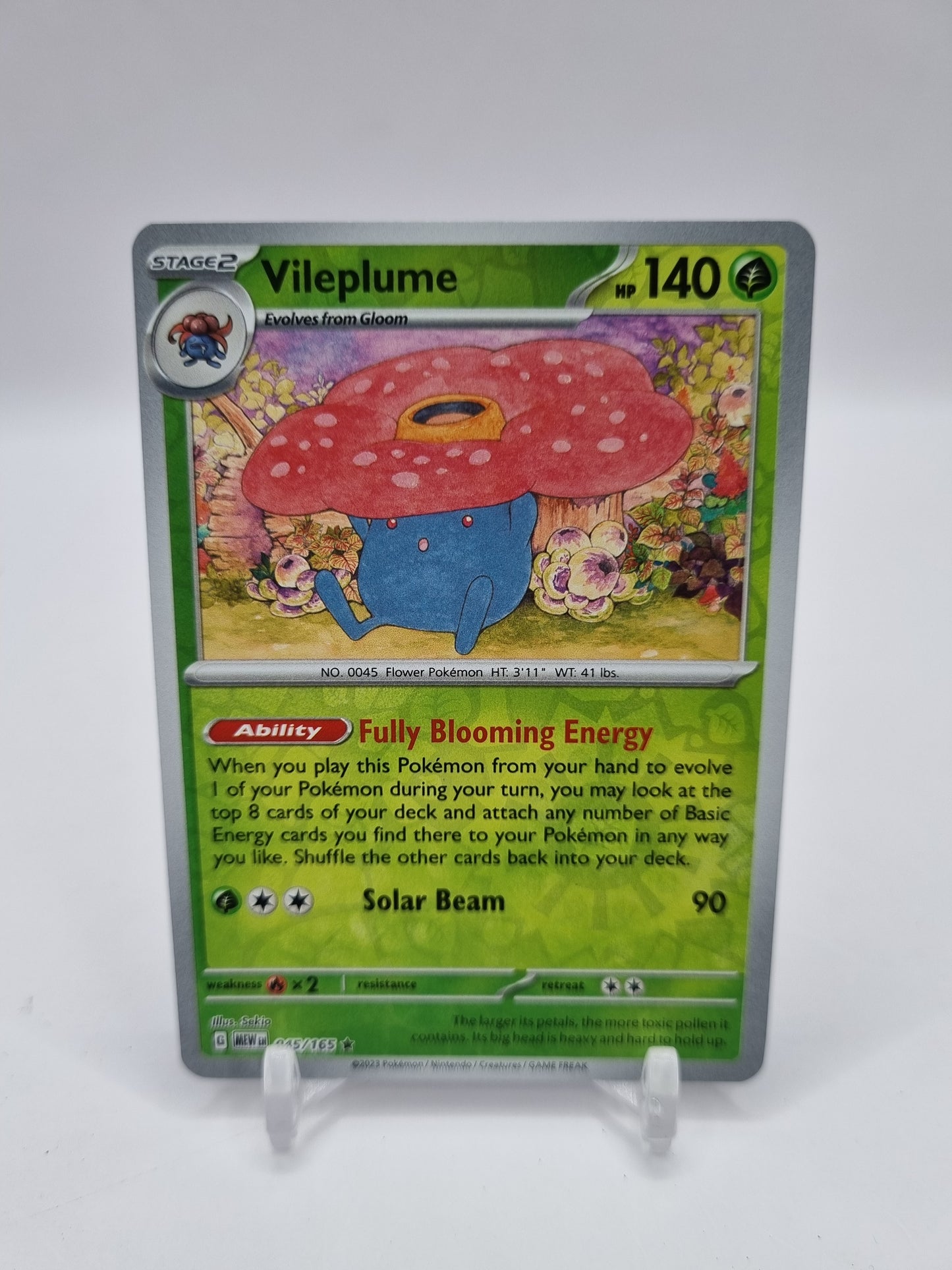 Vileplume Reverse Holo 151 045/165