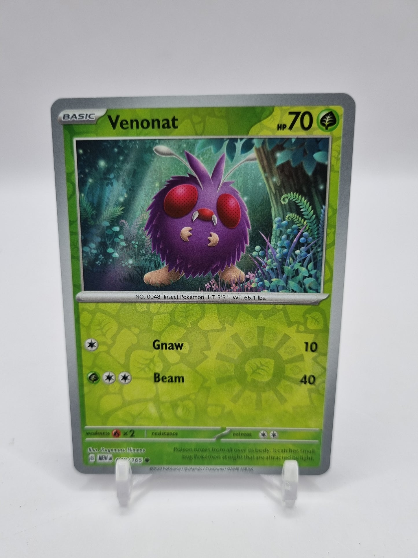 Venonat Reverse Holo 151 048/165