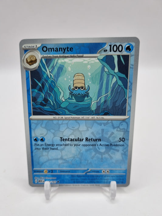 Omanyte Reverse Holo 151 138/165