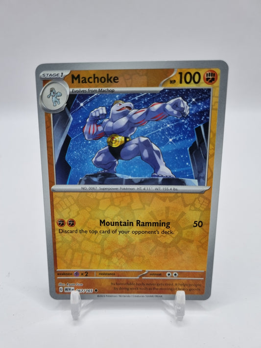 Machoke Reverse Holo 151 067/165