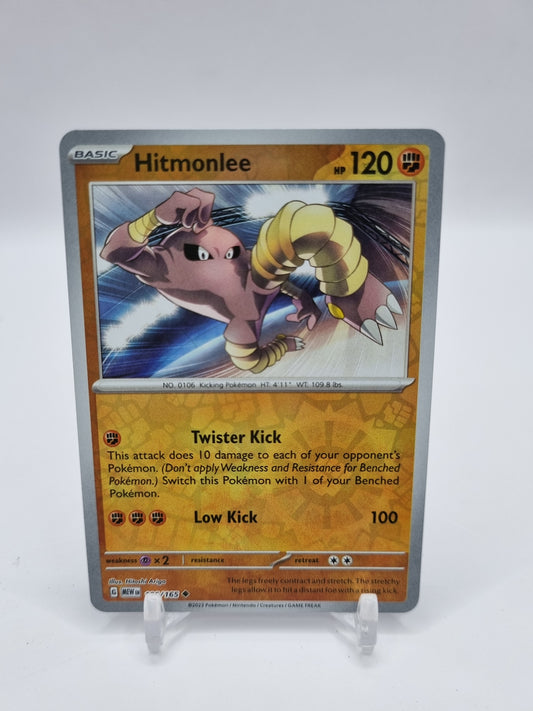 Hitmonlee Reverse Holo 151 106/165