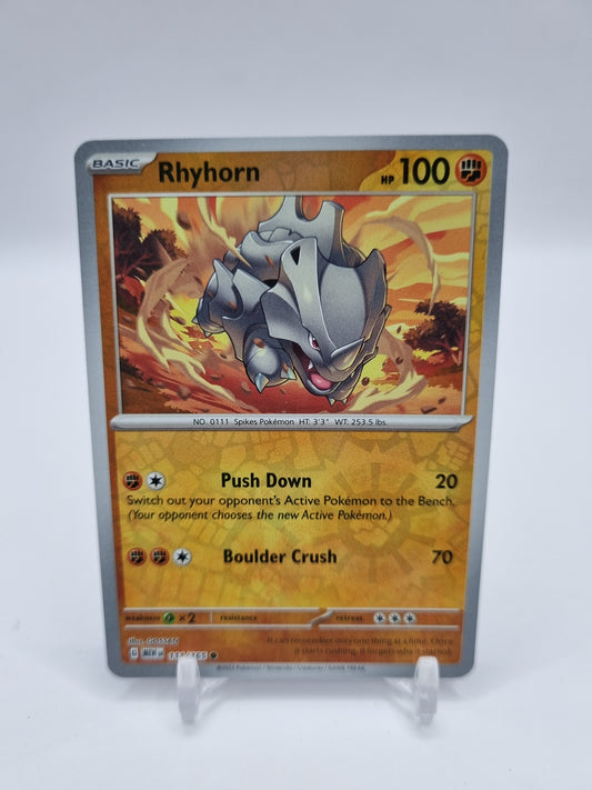 Rhyhorn Reverse Holo 151 111/165