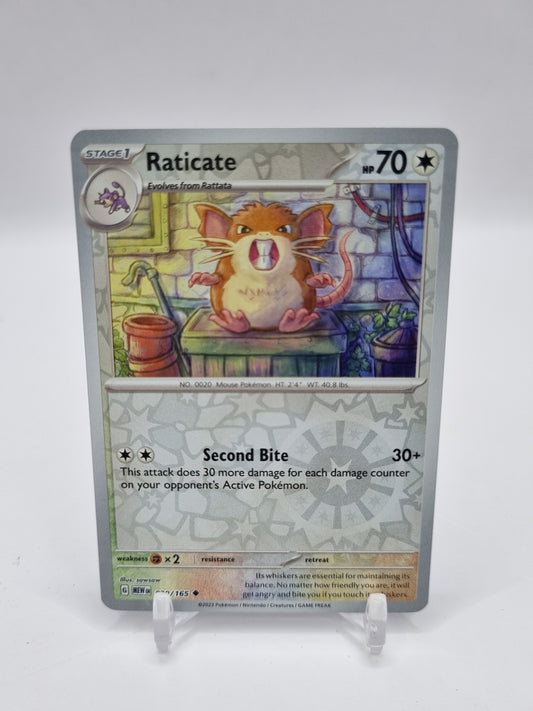 Raticate Reverse Holo 151 020/165