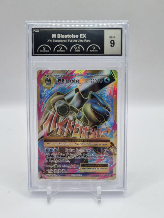 Mega Blastoise Ex Full Art Evolutions 102/108 PCG 9