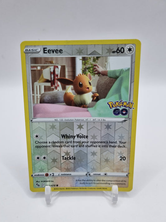 Eevee Reverse Holo Pokemon Go 054/078