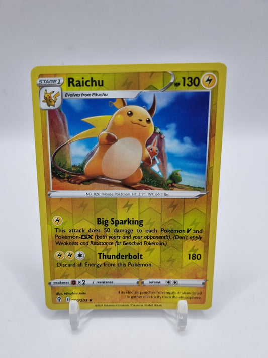Raichu Reverse Holo Evolving Skies 050/203