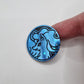 Alolan Ninetales ( Cracked Ice Blue ) Official Pokemon Coin