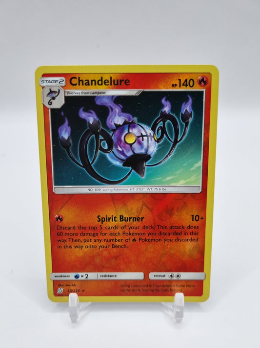 Chandelure Reverse Holo Unified Minds 30/236