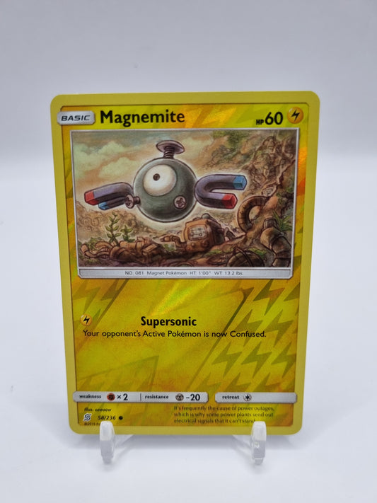 Magnemite Reverse Holo Unified Mind 58/236