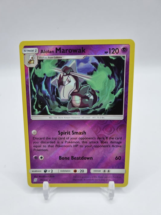 Alolan Marowak Reverse Holo Unified Minds 75/236