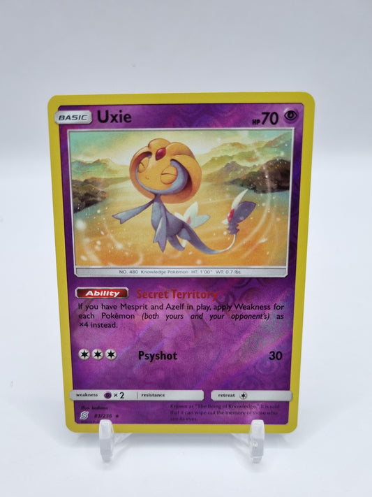 Uxie Reverse Holo Unified Minds 83/236