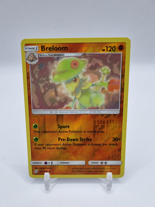 Breloom Reverse Holo Unified Minds 108/236