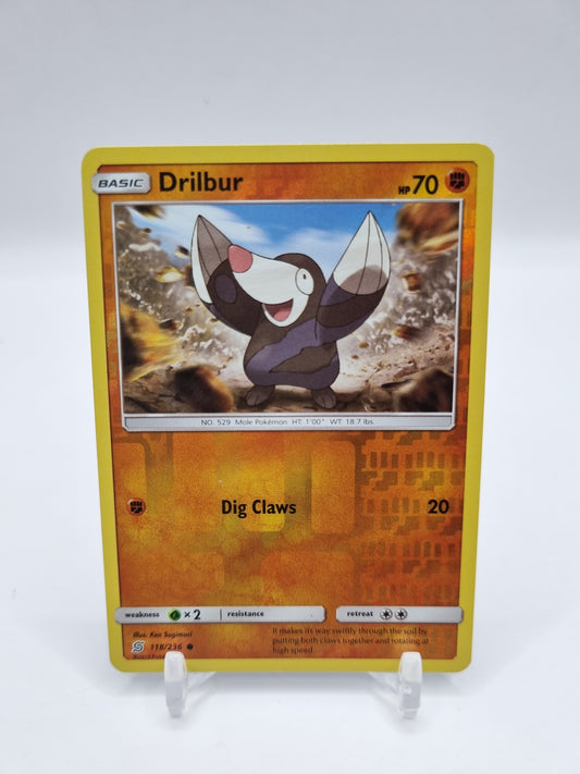 Drilbur Reverse Holo Unified Minds 118/236