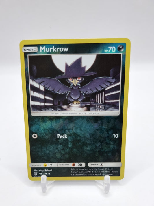 Murkrow Reverse Holo Unified Minds 129/236