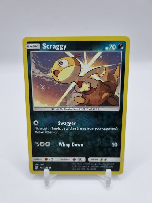 Scraggy Reverse Holo Unified Minds 137/236