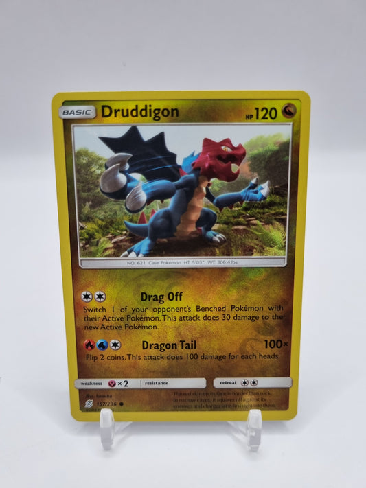 Druddigon Reverse Holo Unified Minds 157/236