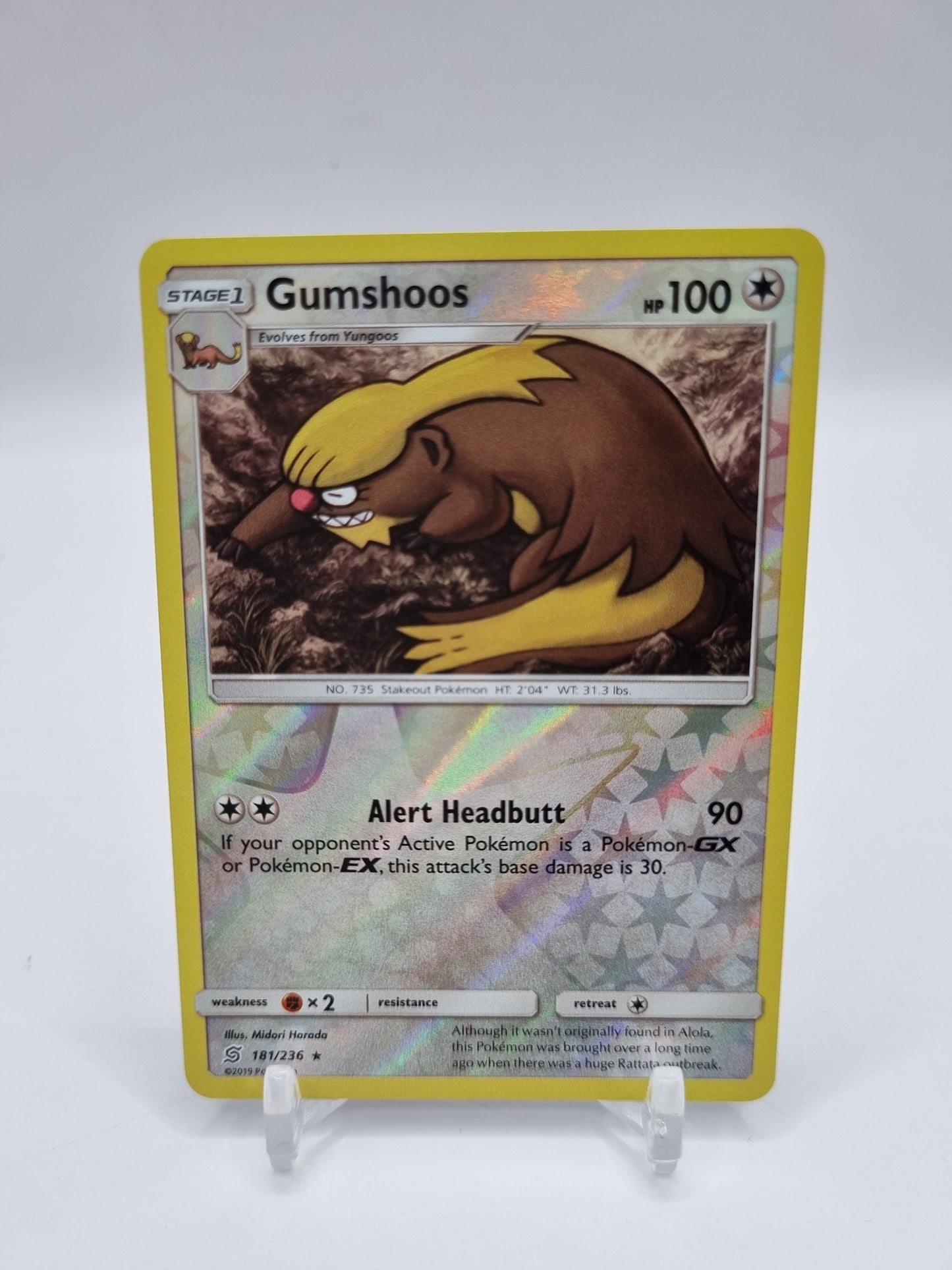 Gumshoos Reverse Holo Unified Minds 181/236