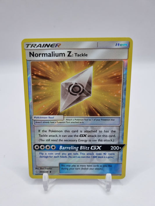 Normalium Z Tackle Reverse Holo Unified Minds 203/236