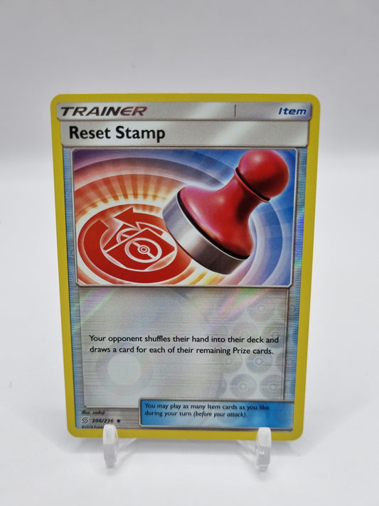 Reset Stamp Reverse Holo Unified Minds 206/236