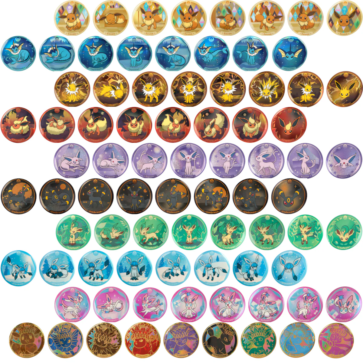 Simplified Chinese Terastal Gathering Badge Set