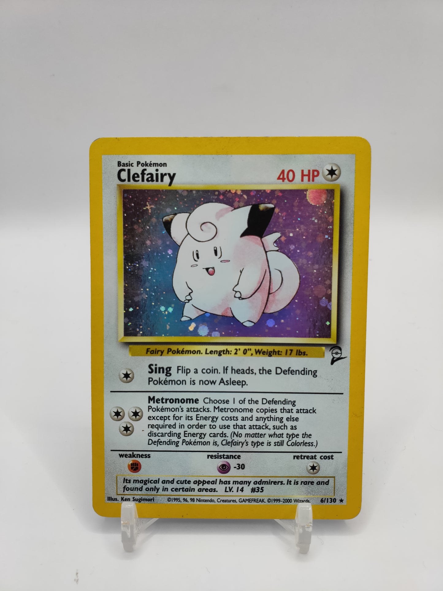 Clefairy Holo Base Set 2 6/130