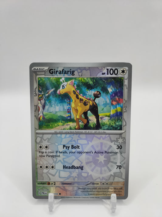 Girafaring Reverse Holo Paldea Evolved 154/193