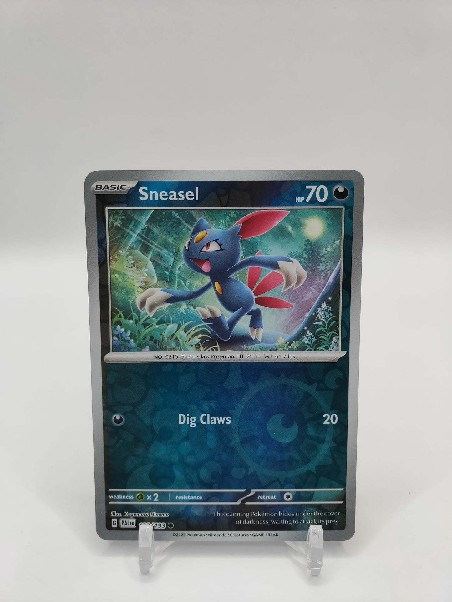 Sneasel Reverse Holo Paldea Evolved 133/193