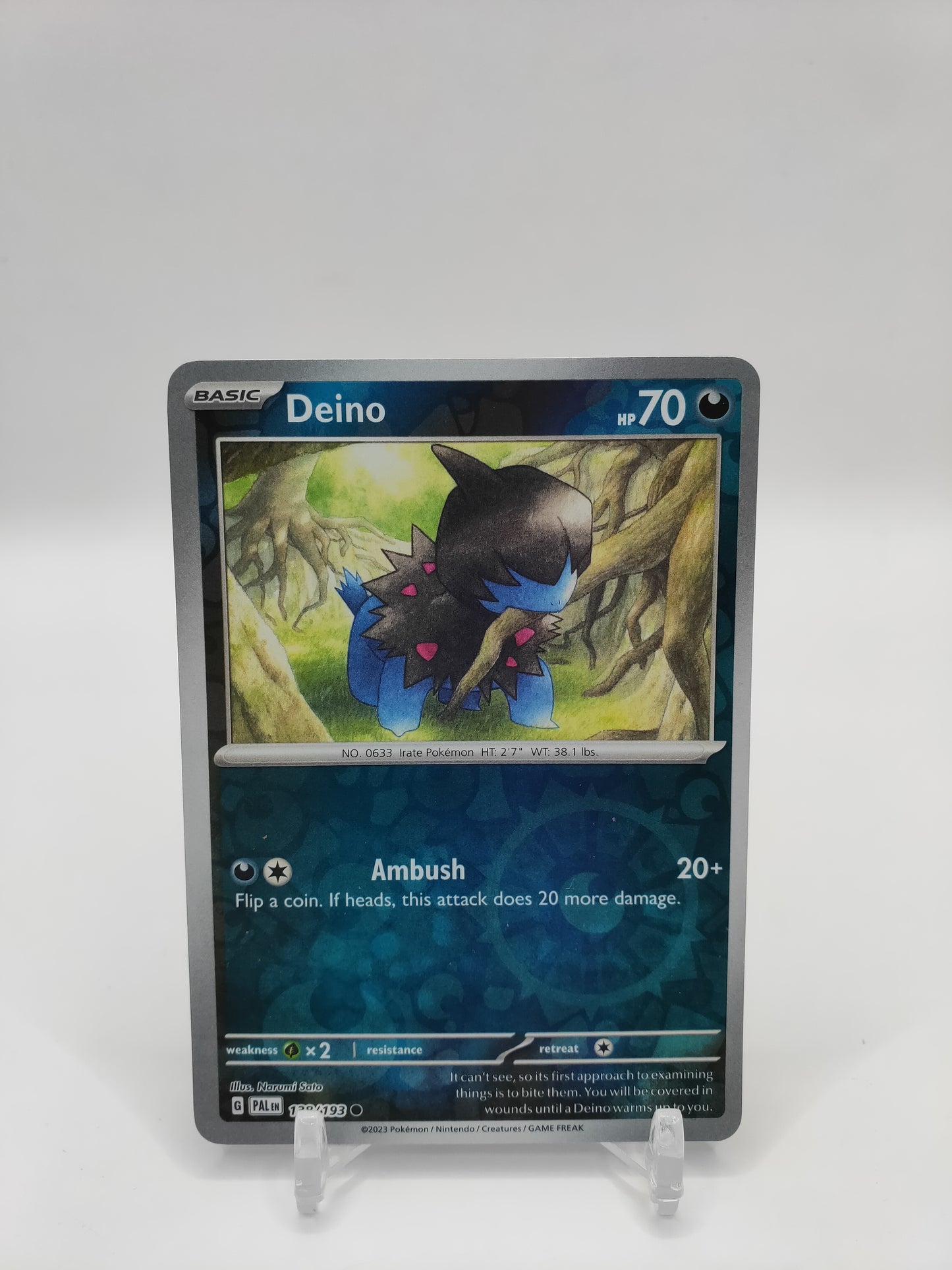 Deino Reverse Holo Paldea Evolved 138/193