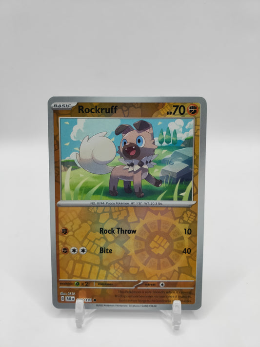 Rockruff Reverse Holo Paldea Evolved 116/193